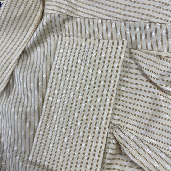 VTG Polo Ralph Lauren Shirt Mens 16 33 Pinstripe French Cuff New w/Tags *read - Picture 6 of 13